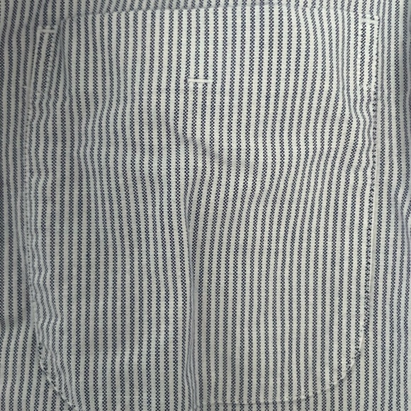 Banana Republic Men's Light Blue Pinstripe Shirt - Picture 2 of 6